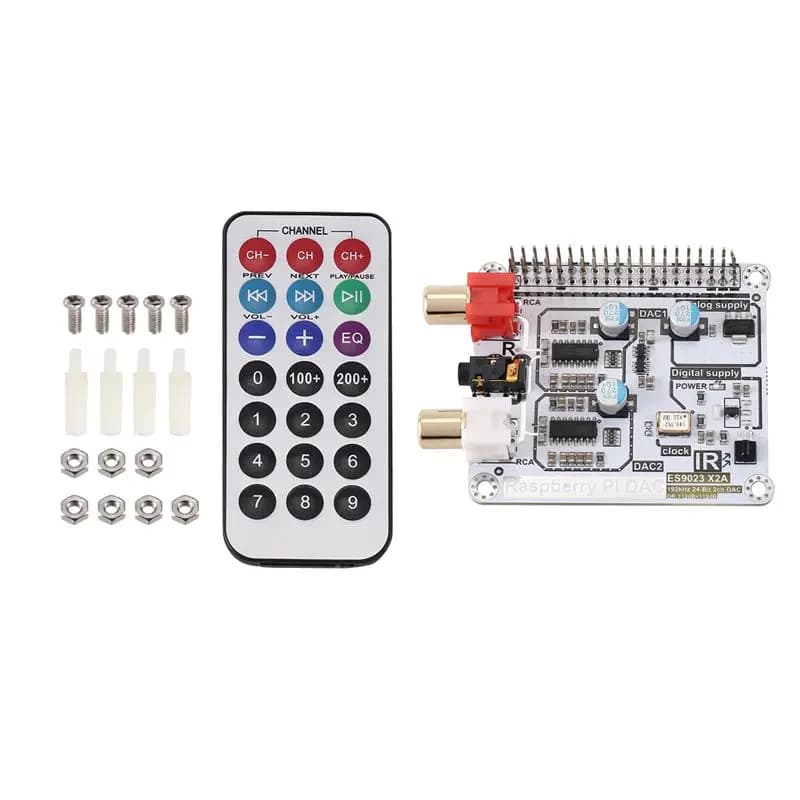 New Volumio Moode Accessory Component For Raspberry Pi DAC Raspberry Pi 4B+ HIFI Dual Decoding DAC I2S-A25R