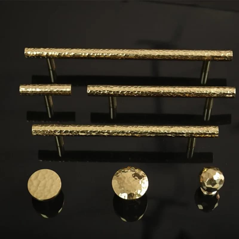 Manopole a sfera di lusso in oro francese Maniglie lunghe per cassetti per armadi guardaroba di fascia alta nordici