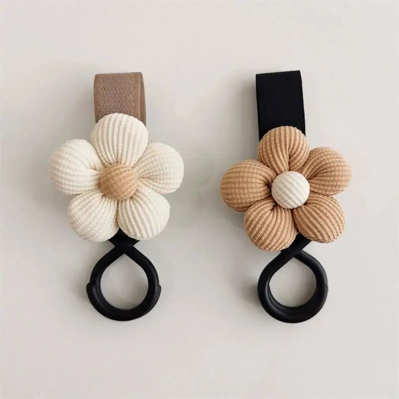 Fiore dolce Passeggino Gancio Ombrello Borsa appesa Anello portaoggetti Organizzatore di forniture per neonati