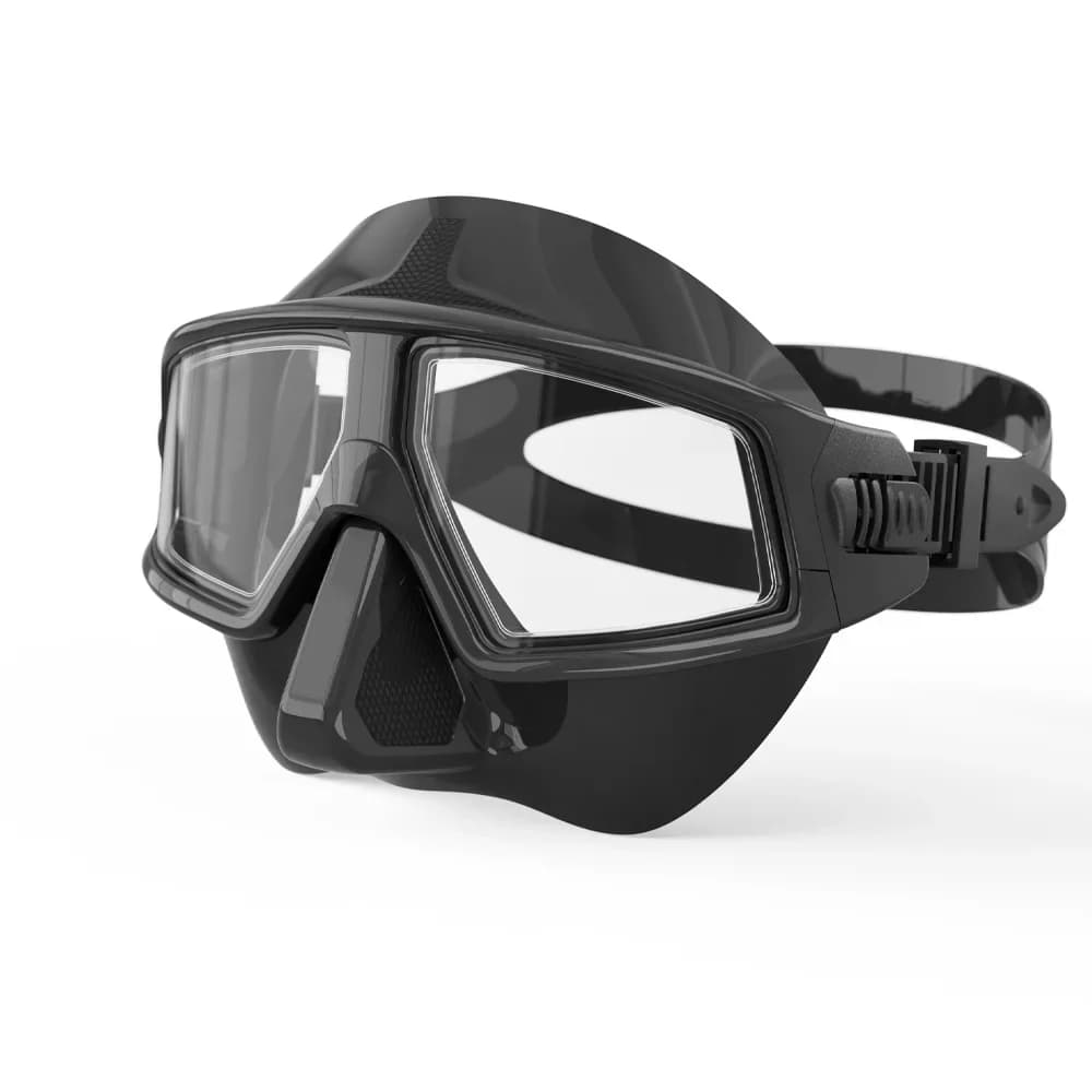2025 Maschera per immersione libera con montatura grande per adulti Occhialini per nuoto miopia Attrezzatura per lo snorkeling Occhialini per immersione antiappannamento ad alta definizione