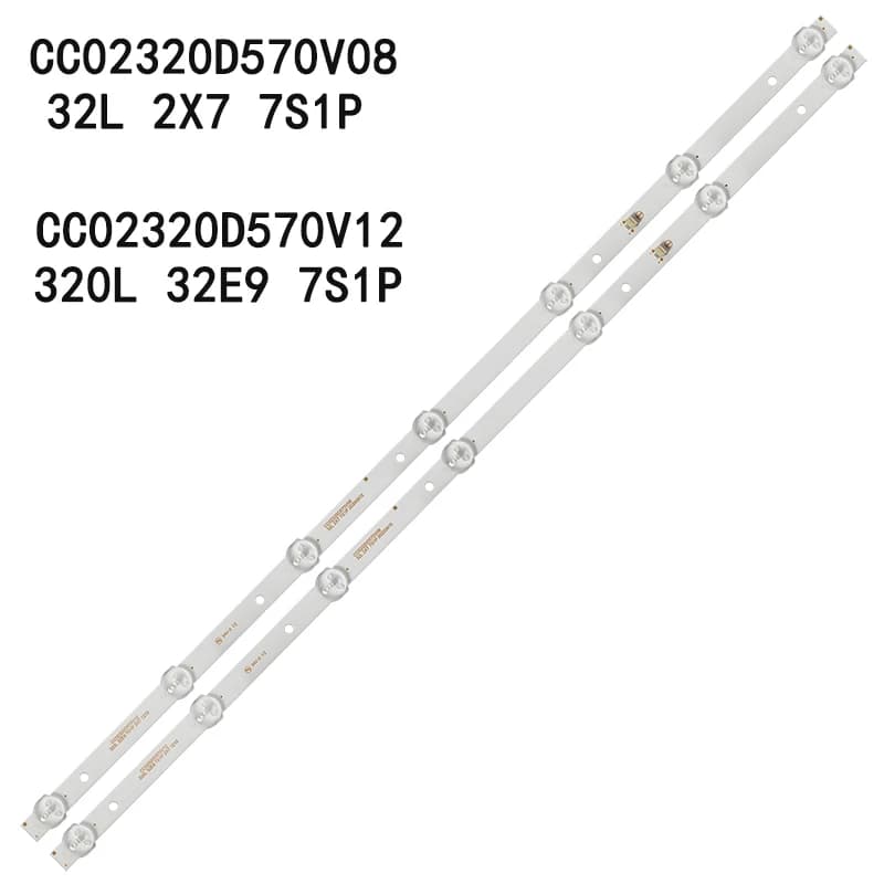 1/10/35set Strisce LED Retroilluminazione SW-LED32R301BT2 32LED06T2P CC02320D570V12 320L 32E9 7S1P 2X7 1210 H32D8000Q H32E8000Q H32D7000Q