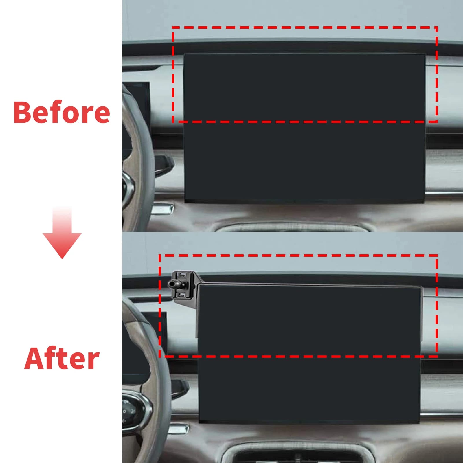 for Chery Tiggo 8 plus EBRO S800 2025 2026 Navigation Phone Holder Mount Customized Car accessoires