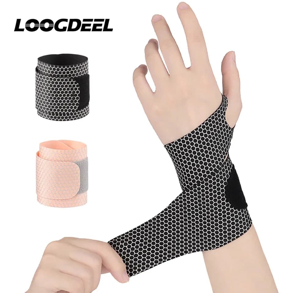 1 pz braccialetti regolabili supporto per il polso bracer palestra braccialetto sportivo protezione carpale traspirante infortuni fascia avvolgente cinturino di sicurezza