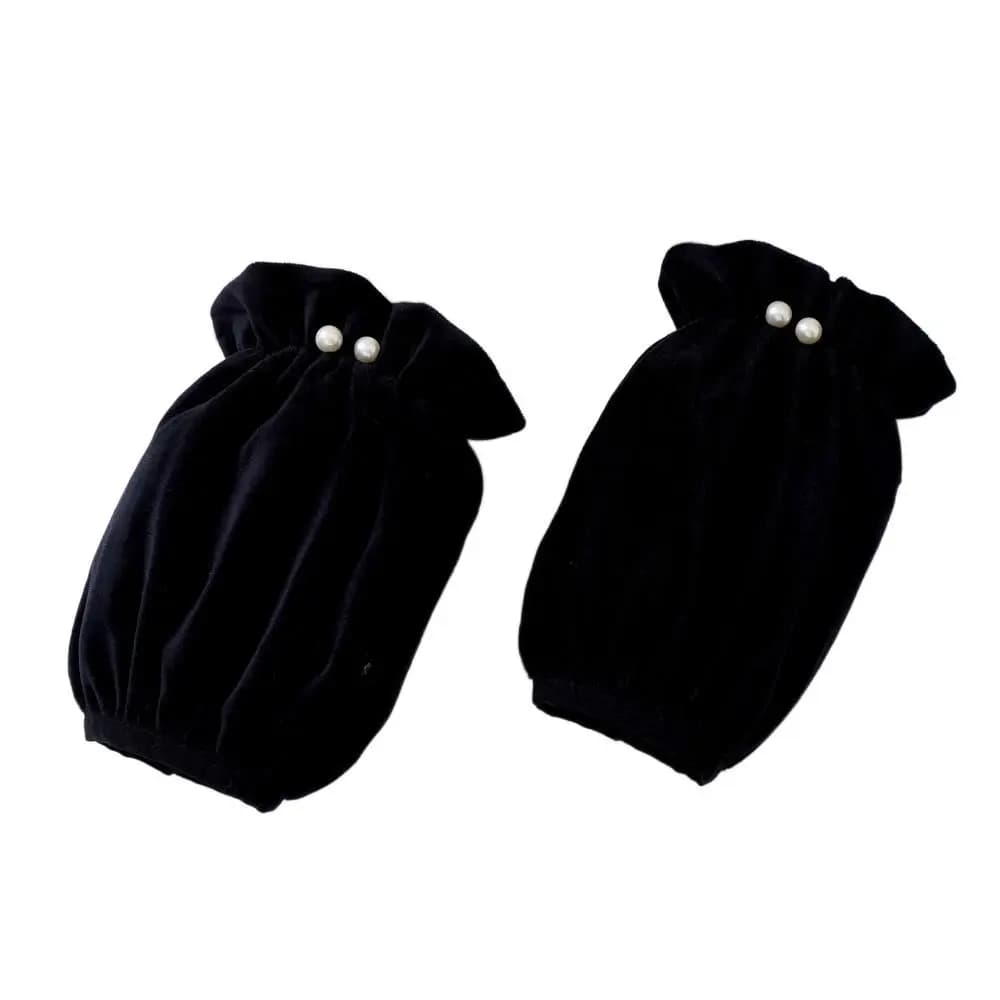 Manicotti Protettivi Antimacchia alla Moda, Colore Solido, Fascia Elastica Resistente allo Sporco, Polsini Protettivi Invernali