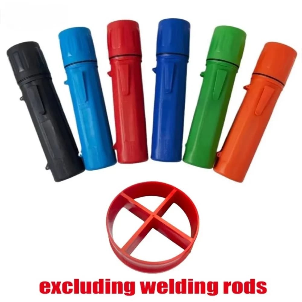 Durable 4.5kg Capacity Welding Rod Storage Tube Plastic Moisture-proof Electrode Holder Portable Rod Guard Container
