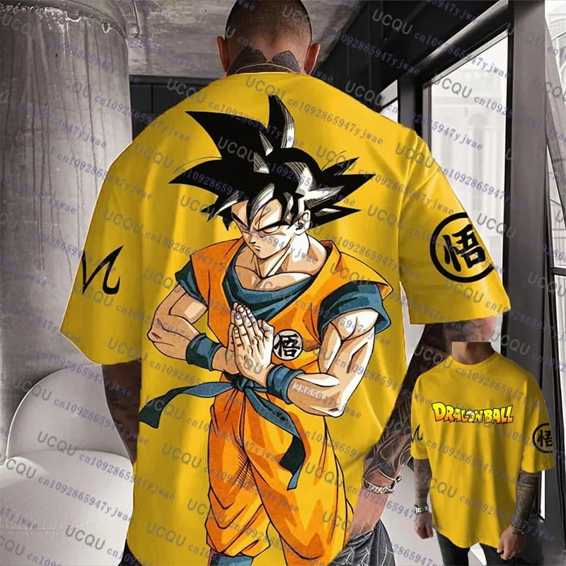 2026 Maglia da calcio anime giapponese Dragon Ball Uomo/Donna Maglietta oversize Estate Quick Dry Sport Traspirante Maglietta cosplay unisex