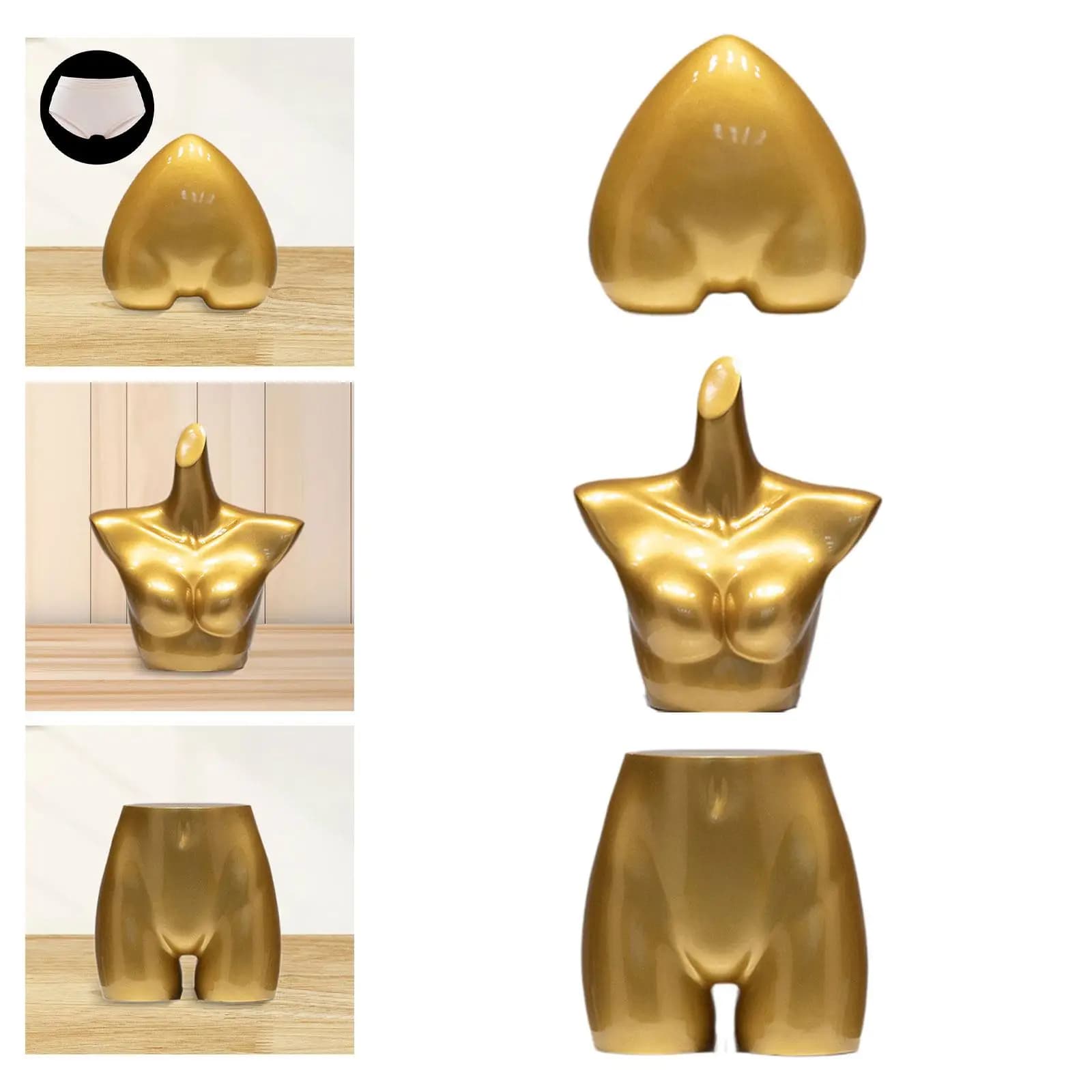 Espositore per biancheria intima con manichino femminile per esposizione commerciale