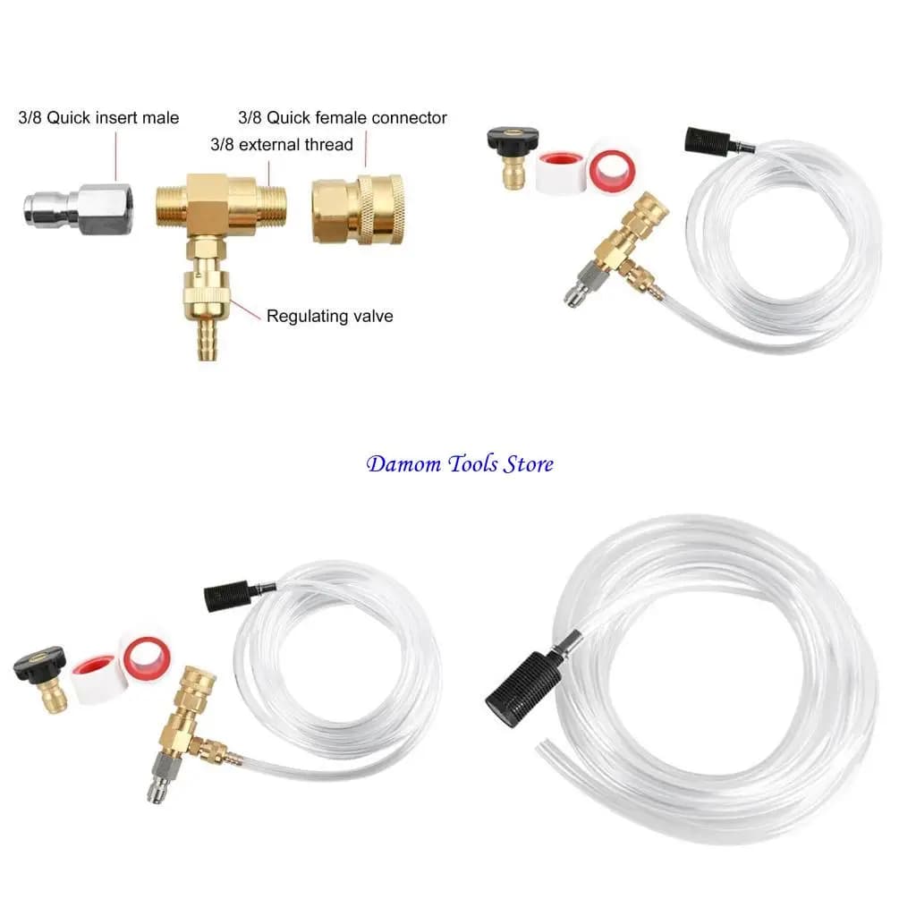 57BE iniettore chimico da 3/8 pollici 4000PSI erogatore sapone regolabile resistente