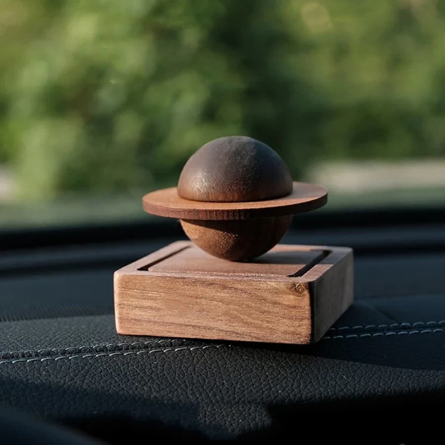 Diffusore di profumo in legno a forma di Giove da 1 pezzo: deodorante per ambienti senza olio per la casa, la decorazione del dormitorio e il regalo