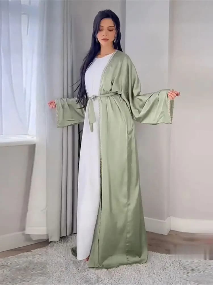 Ramadan Eid Mubarak Islamic clothing for women Muslim Robe Femme Kimono Abaya Turkish Muslim modest long dress