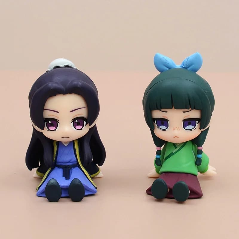 Mini Figurine Q Version The Apothecary Diaries Maomao Jinshi, Giocattoli Anime Kawaii, Ornamenti da Scrivania, Modellini Regalo