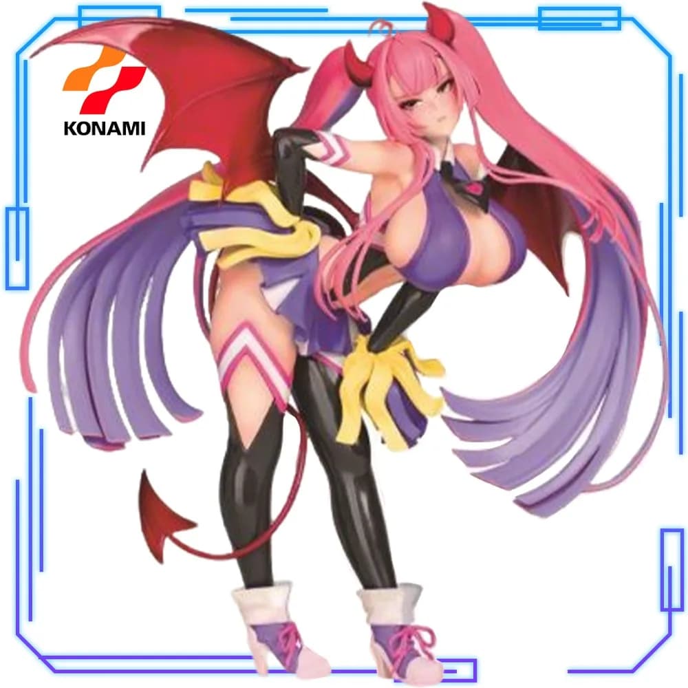 In Stock KONAMI Original Genuine Mahjong Fight Girl Mitsumoto Dia Succubus Cheer Cos Konami Prize Collection Model Toy Figures