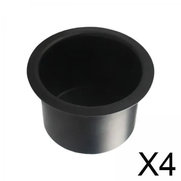 Portabicchieri Versatile in Metallo, Organizzatore Incassato per Bottiglie e Lattine, per Barche, Camper, Scrivania, Divano, Tavolo Sollevabile, Sedia