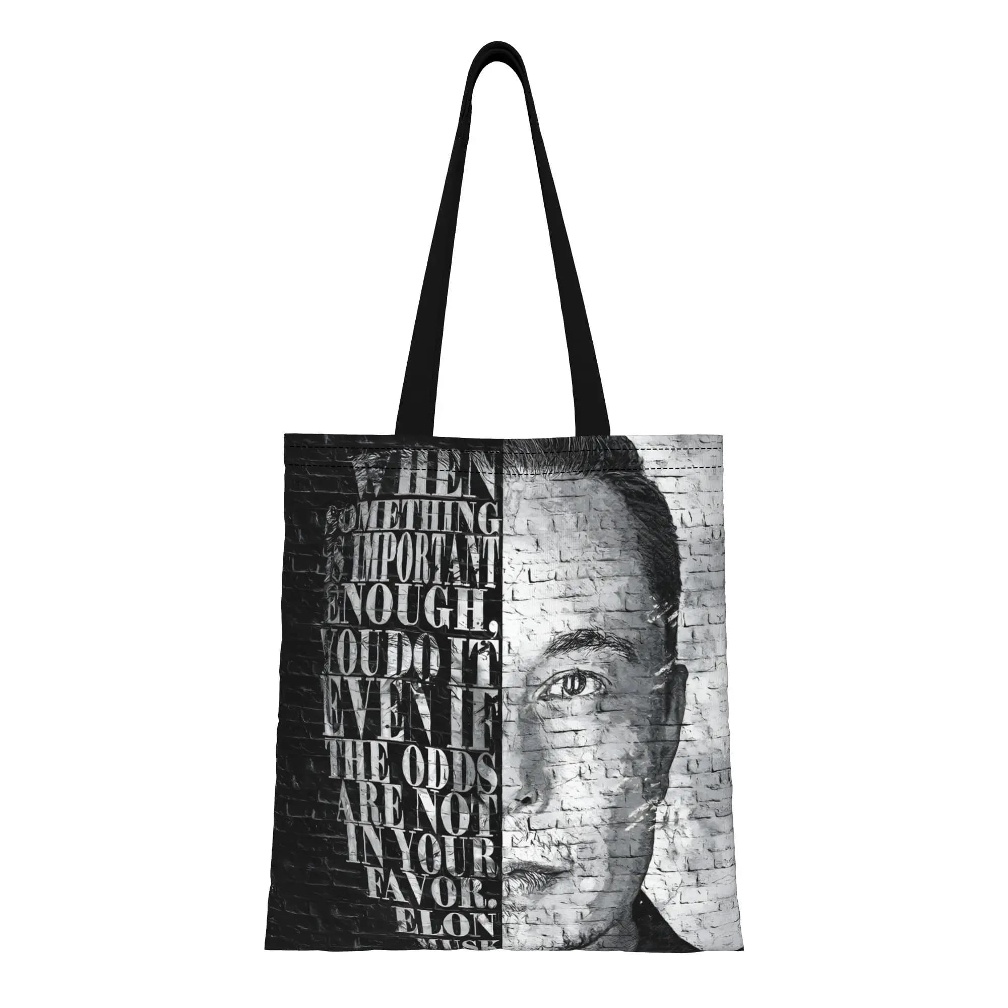 Borsa tote in tela Mars Explorer, borsa a mano Musks Space Dreamer, borsa da esterno, borsa tote alla moda