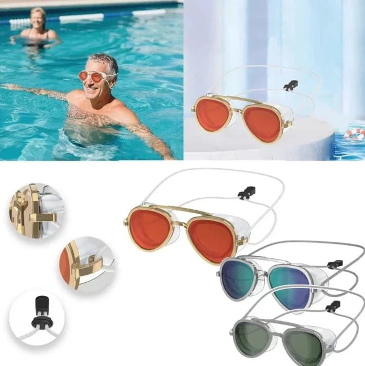 Full-view Anti-fog Swimming Goggles UV Protection 2026New Sunny Unisex Swim Goggles Adults Outdoor Training Blu-ray Swim Glasses