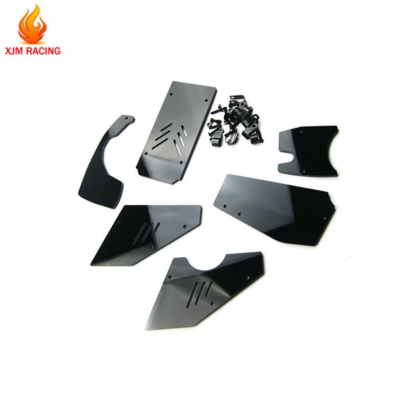 Set parabrezza per lunotto anteriore o posteriore spesso 4,5 mm per parti di giocattoli da corsa per auto RC 1/5 HPI ROFUN BAHA KM ROVAN BAJA 5B SS Buggy Truck