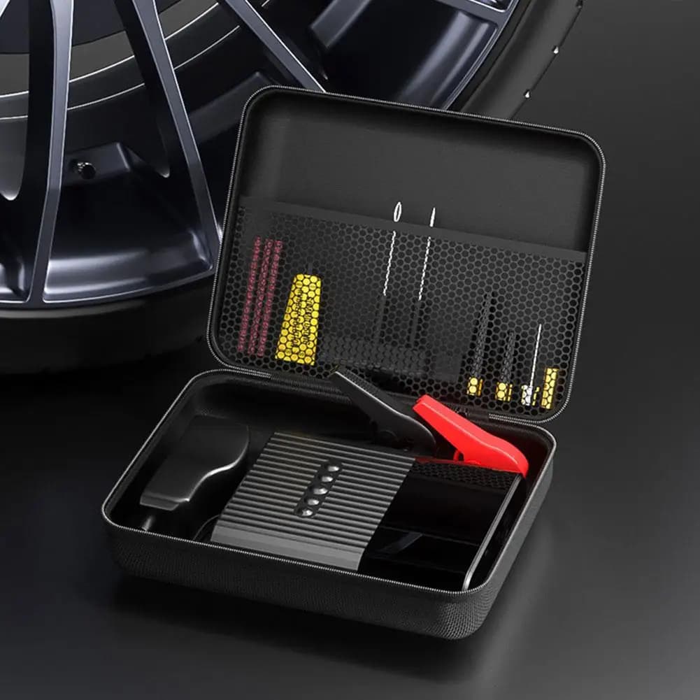 Borsa portaoggetti per aspirapolvere per auto Custodia rigida antiurto in EVA Borsa digitale Accessorio impermeabile per il trasporto Z6D8