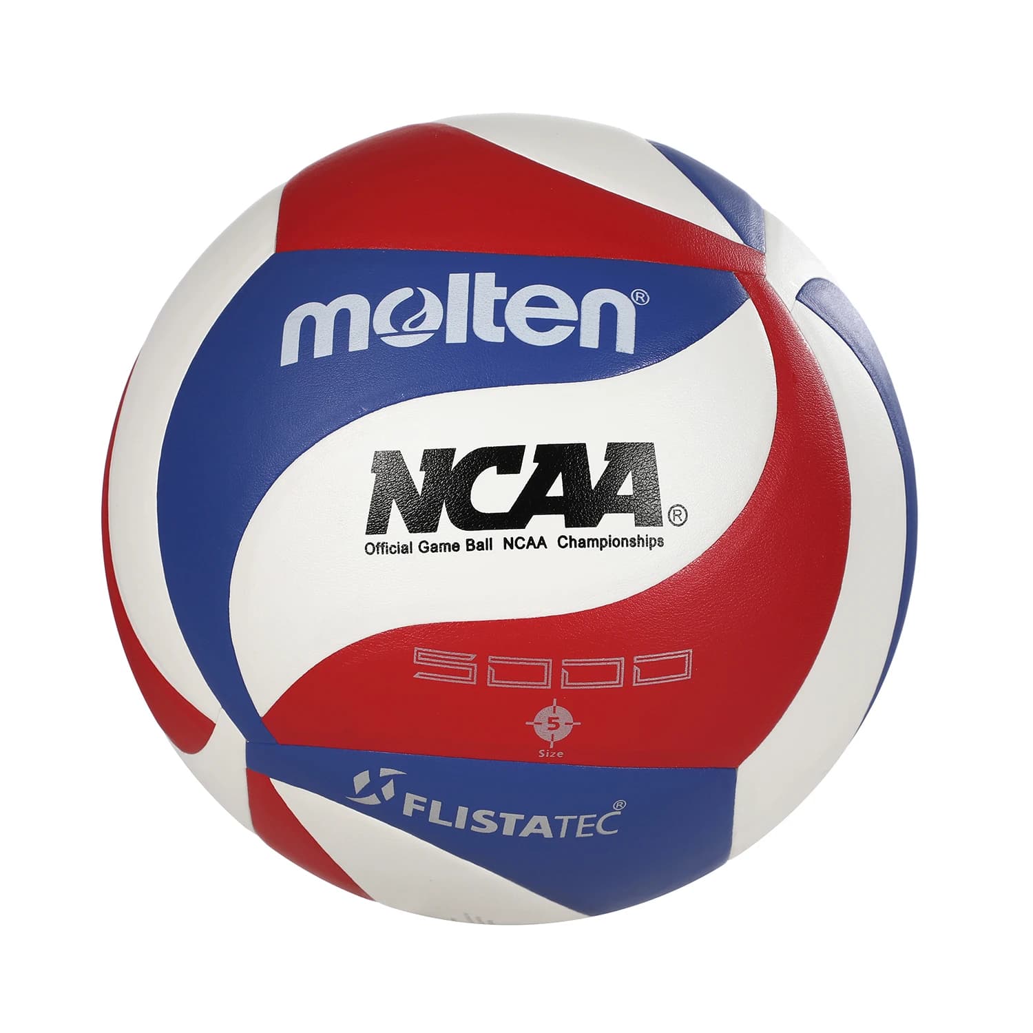 Professional competition volleyball Molten, hard row, wear-resistant, indoor and outdoor training, size 5 PU, NCAA 5000