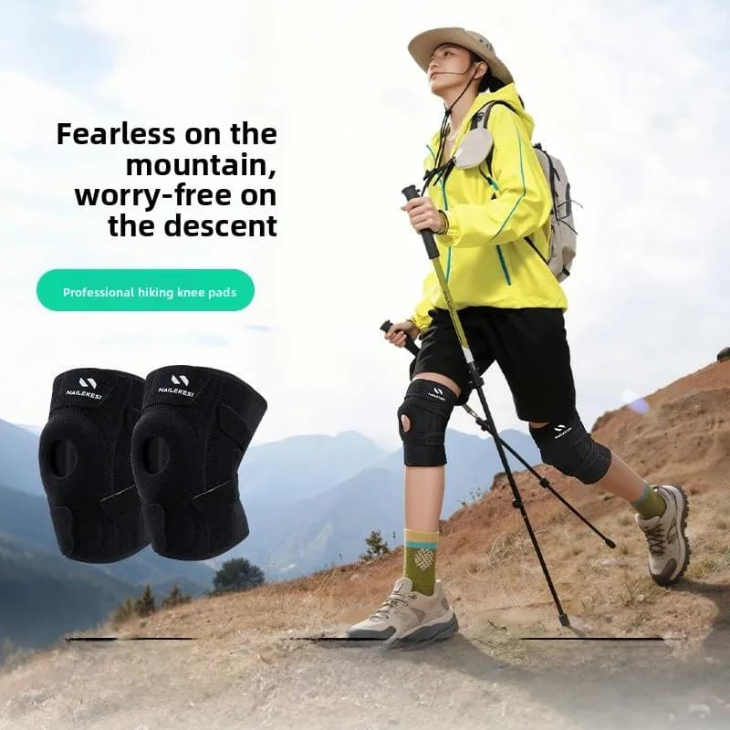Supporto per Ginocchio da Donna per Escursionismo, Alpinismo e Sport, Fascia di Fissaggio Professionale, Attrezzatura per Supporto Fisso del Ginocchio