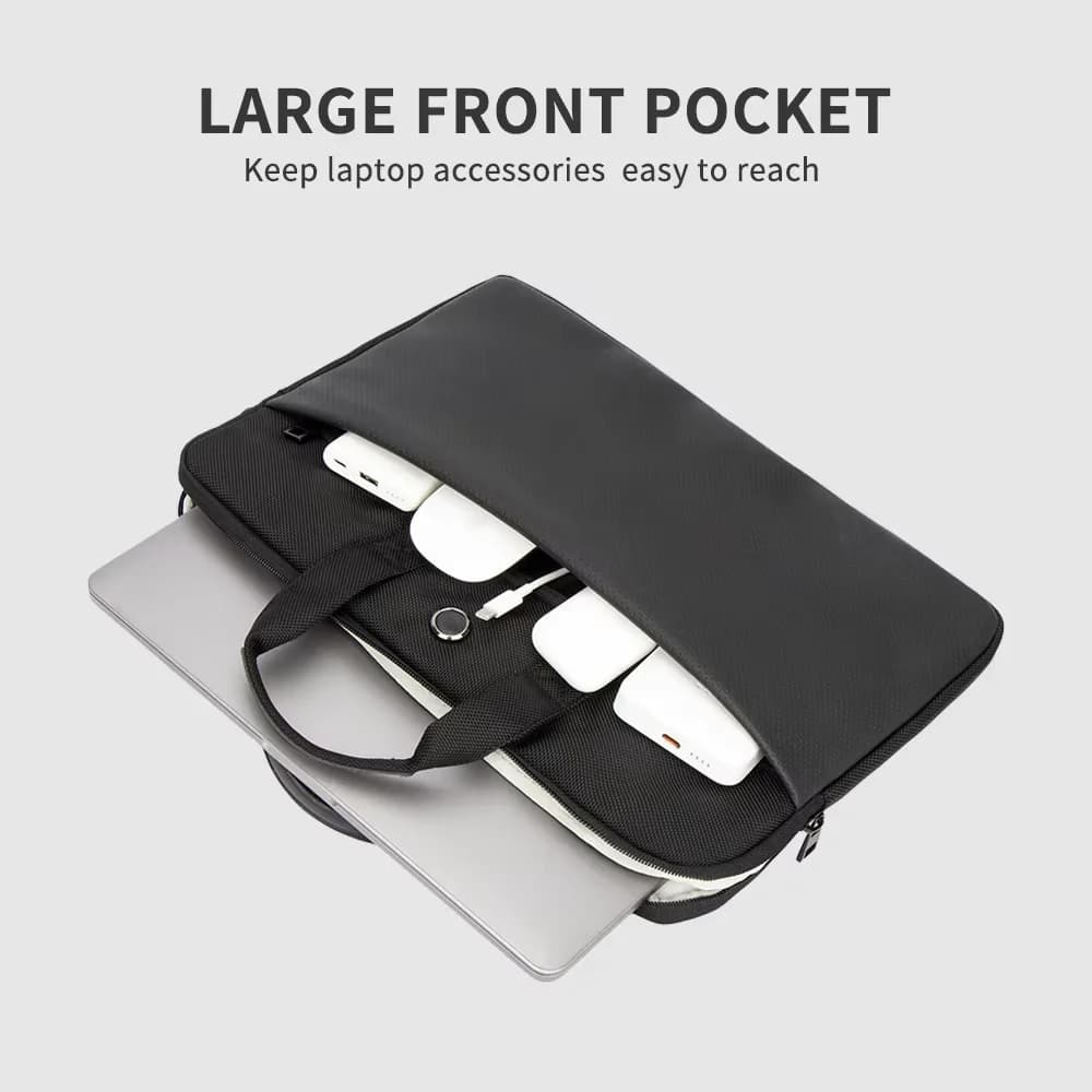 Borsa per laptop da 14-15,6 pollici, custodia per notebook, borsa a mano per MacBook, custodia portatile per laptop HP, Dell, Acer, borsa da viaggio per computer.