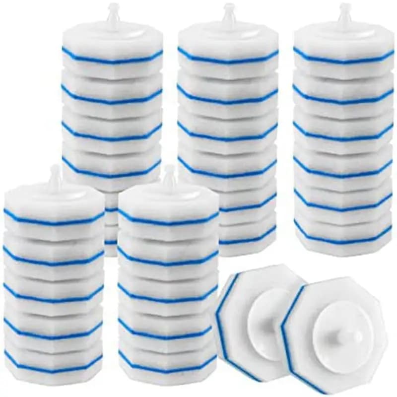 N10R-Disposable Toilet Flushable Refill Fresh Brush Flushable Refills Toilet Wand Refills 30Pcs