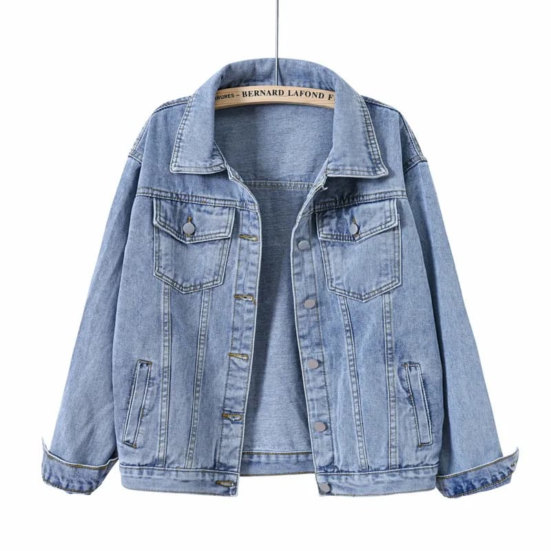 Giacche Casual in Denim di Cotone da Donna, Giacche Primaverili Autunnali per Esterni, Cappotti in Denim Stile Cowboy, Cappotti Jeans Streetwear Y2K