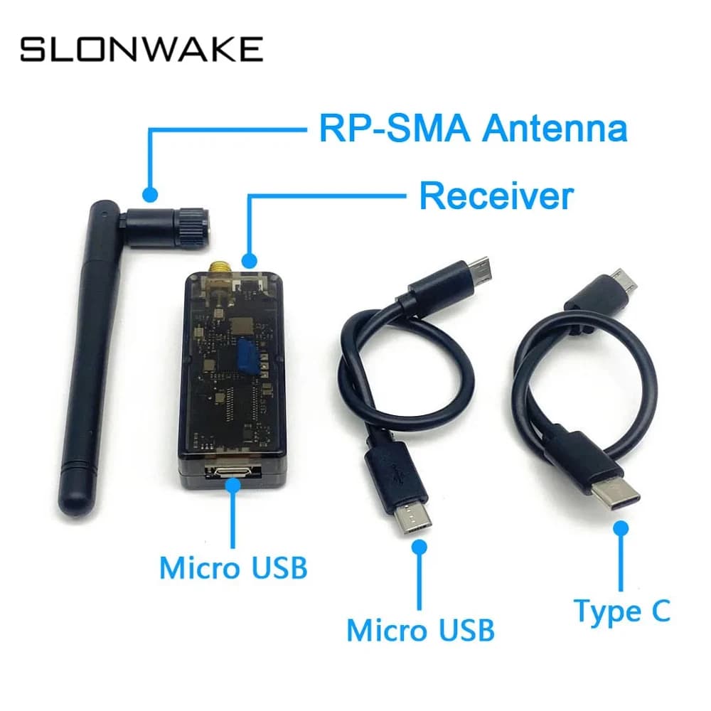 FPV OTG 5.8G 56CH Ricevitore audio FPVR per tablet telefono Smart Android Trasmettitore mobile RC Drone Pezzo di ricambio Scheda di acquisizione video UVC
