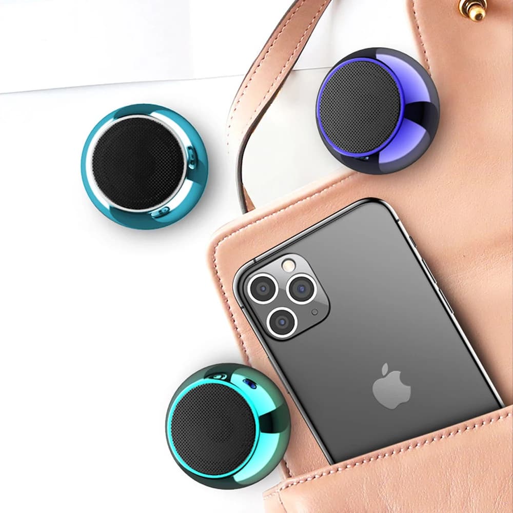 M3 Flash Altoparlante Bluetooth senza fili Portatile Piccola pistola in acciaio Subwoofer pesante in metallo Mini altoparlante Bluetooth esterno piccolo