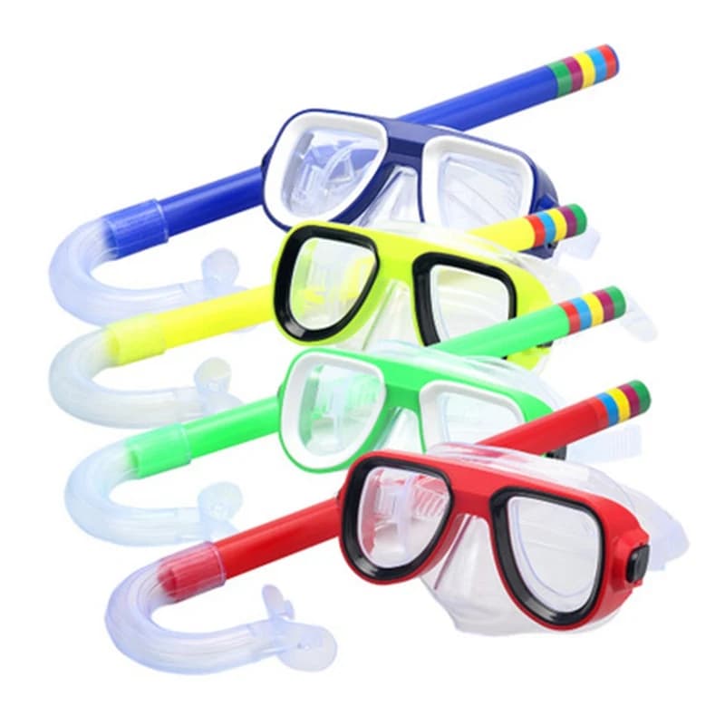 Children's Snorkel Set, Underwater Mask Dry Pipe, Swimwear and Diving