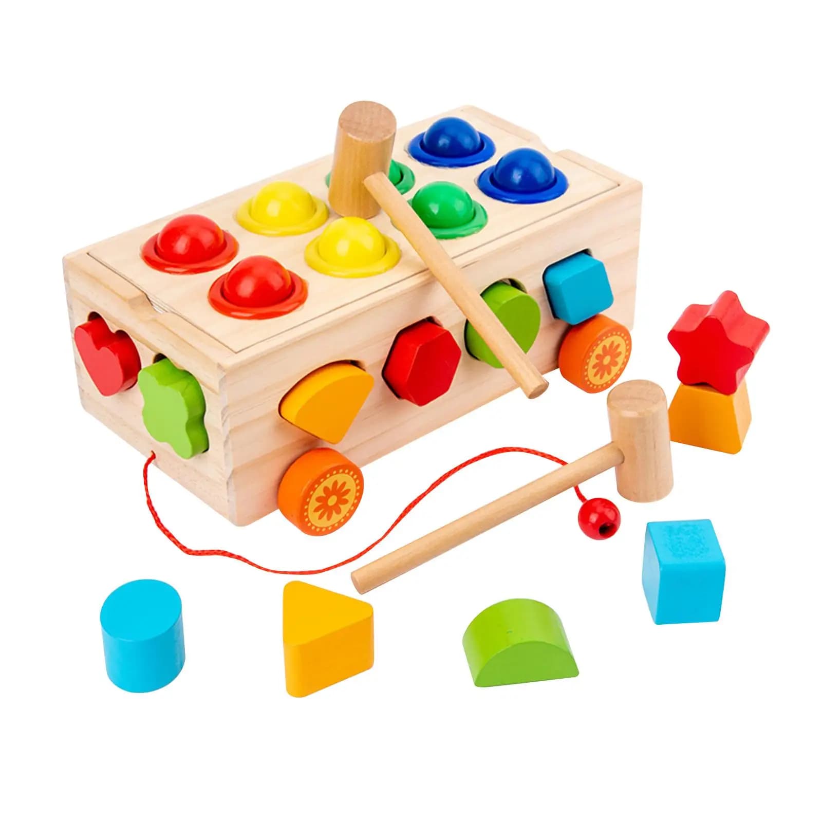 Giocattoli in legno per l'apprendimento prescolare per bambini piccoli e bambini