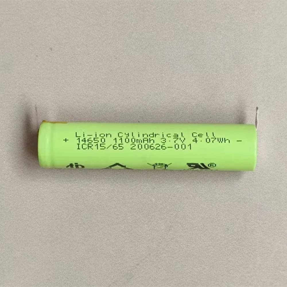 Battery ICR 14650 3.7V 1100mAh for SOOCAS V1 V2 X3U X5 D2 D3 Sonic electric toothbrush with welding tabs led torch