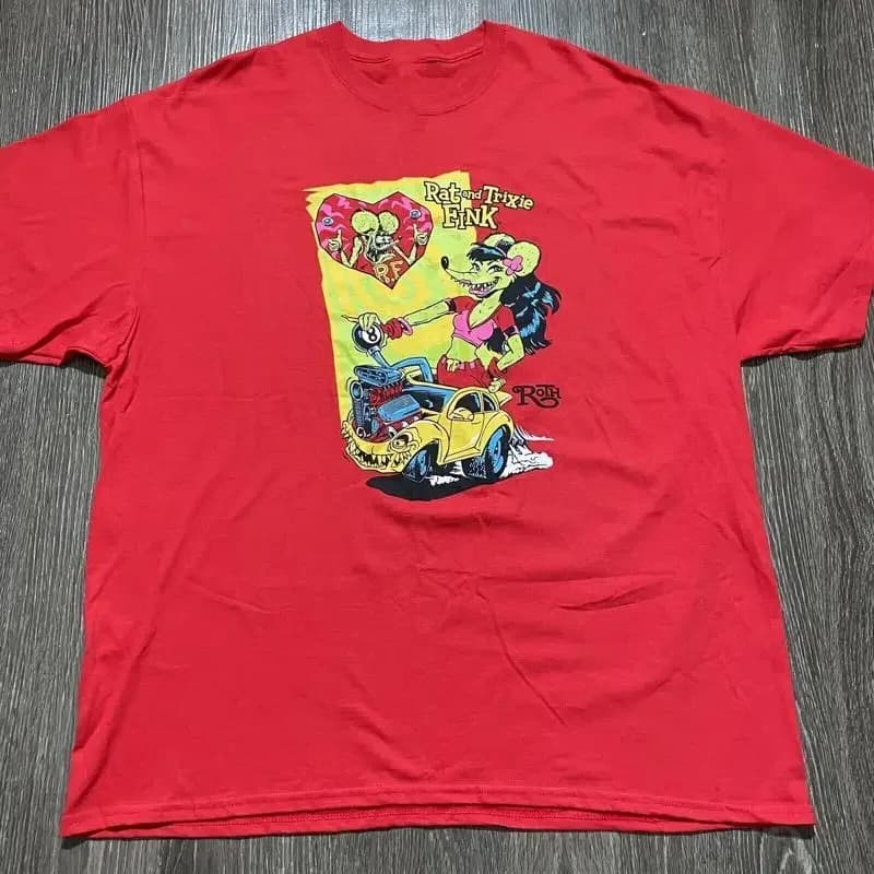 Ed Roth Rat Fink Cotton Classic T Shirt S 5Xl Us025