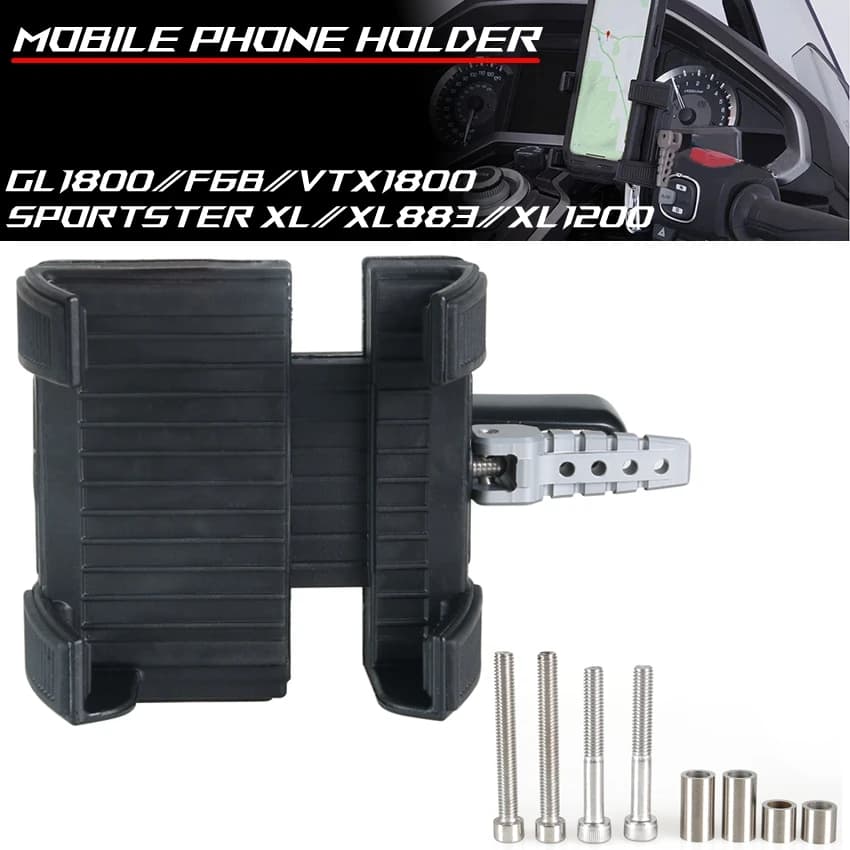 Per Sportster XL XL883 XL1200 Touring Honda GL1800 Goldwing 1800 F6B VTX1800 Moto Supporto Del Telefono Mobile Supporto di Navigazione