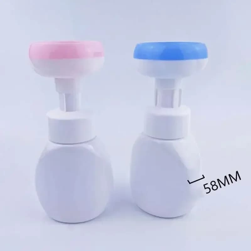 Dispenser di sapone liquido per fiori da 100ML timbro pompa a mano bottiglia schiuma bagno barattolo da viaggio dispenser per shampoo e balsamo