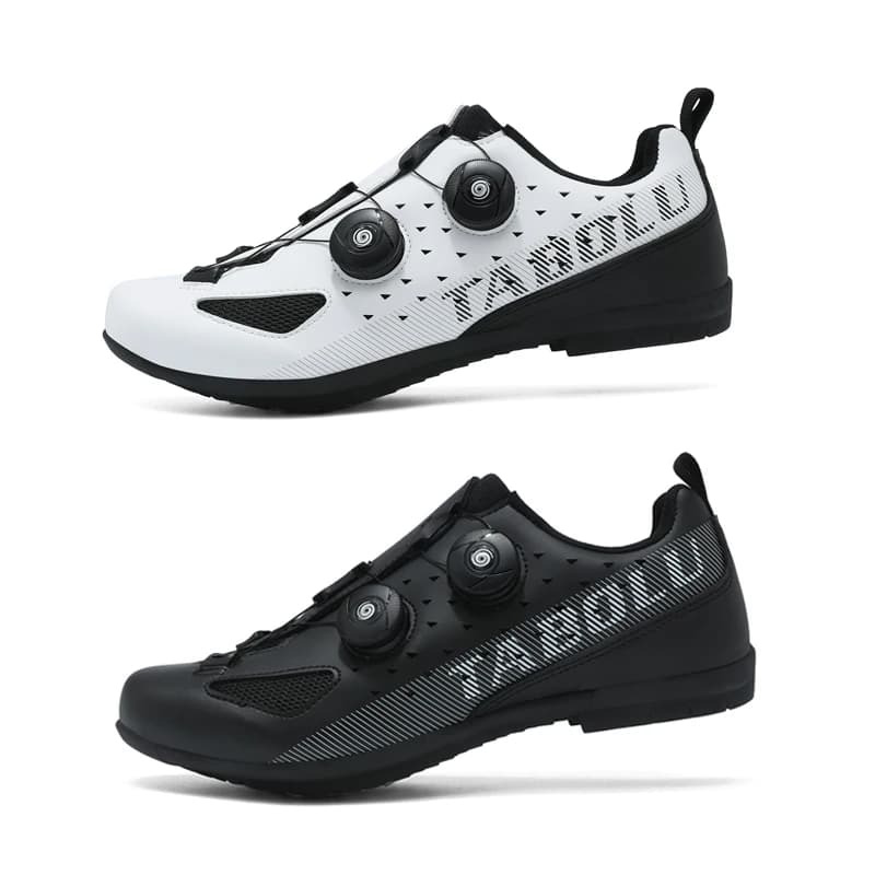 Scarpe da Ciclismo Non Bloccanti per Mountain Bike e Bici da Strada, Senza Tacchette, per Pedali Flat, da Donna e Uomo