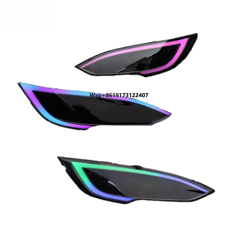 Kit di Aggiornamento per Model S con Nuovi Fari Colorati per Sostituzione del Modello Precedente