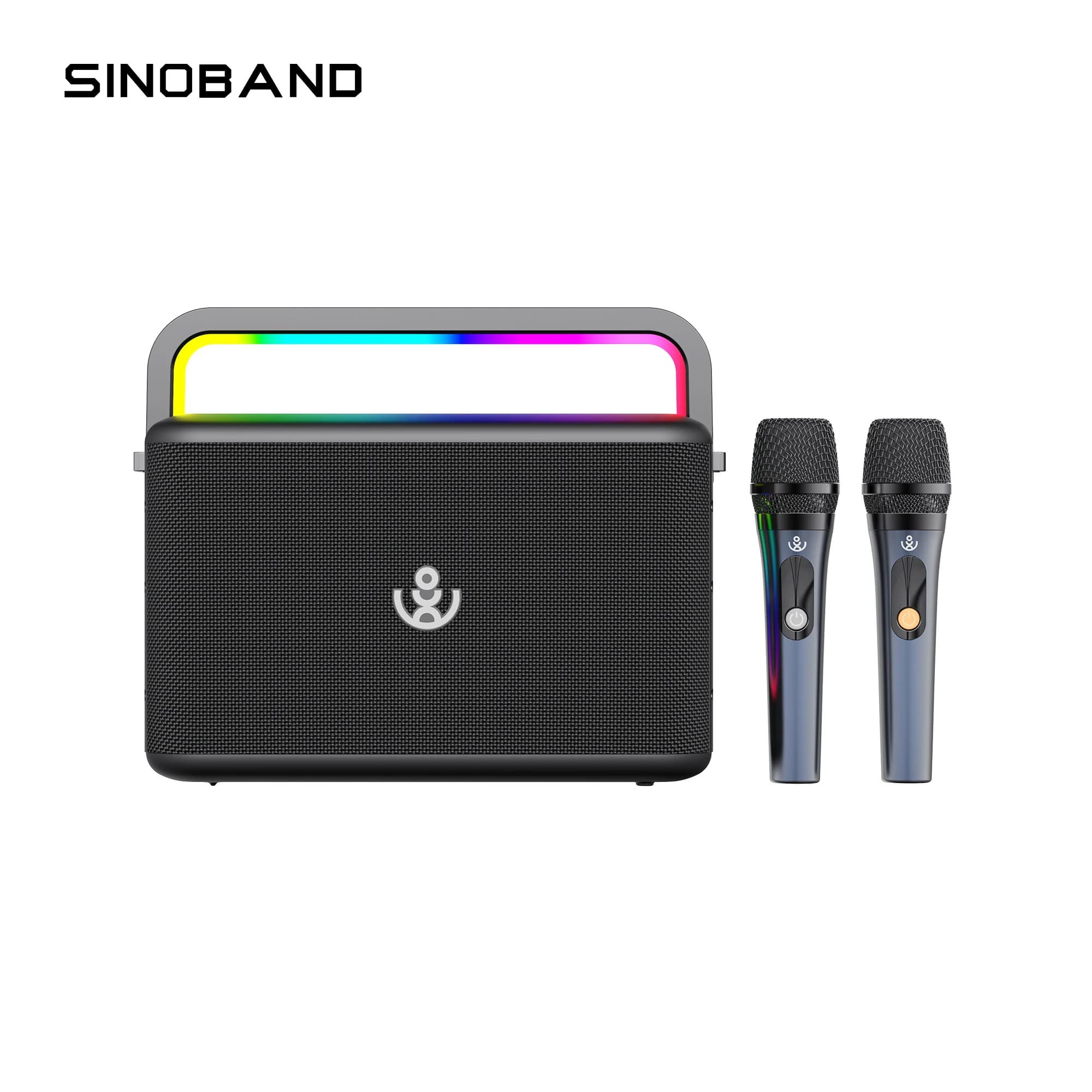 Xdobo Portable 150W Karaoke Machine RGB LED TWS Wireless PA System Two Microphones Speakers Computer Mobile Phone Home Theatre