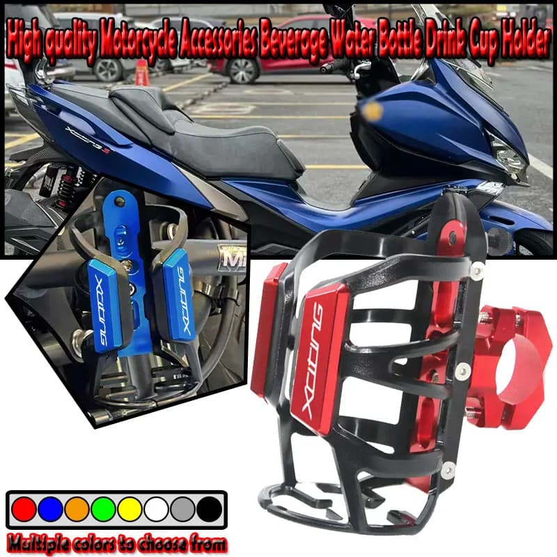 For KYMCO XCITING 250 300 400 400i 400S 500 550 Motorbike Beverage Water Bottle Drink Cup Holder
