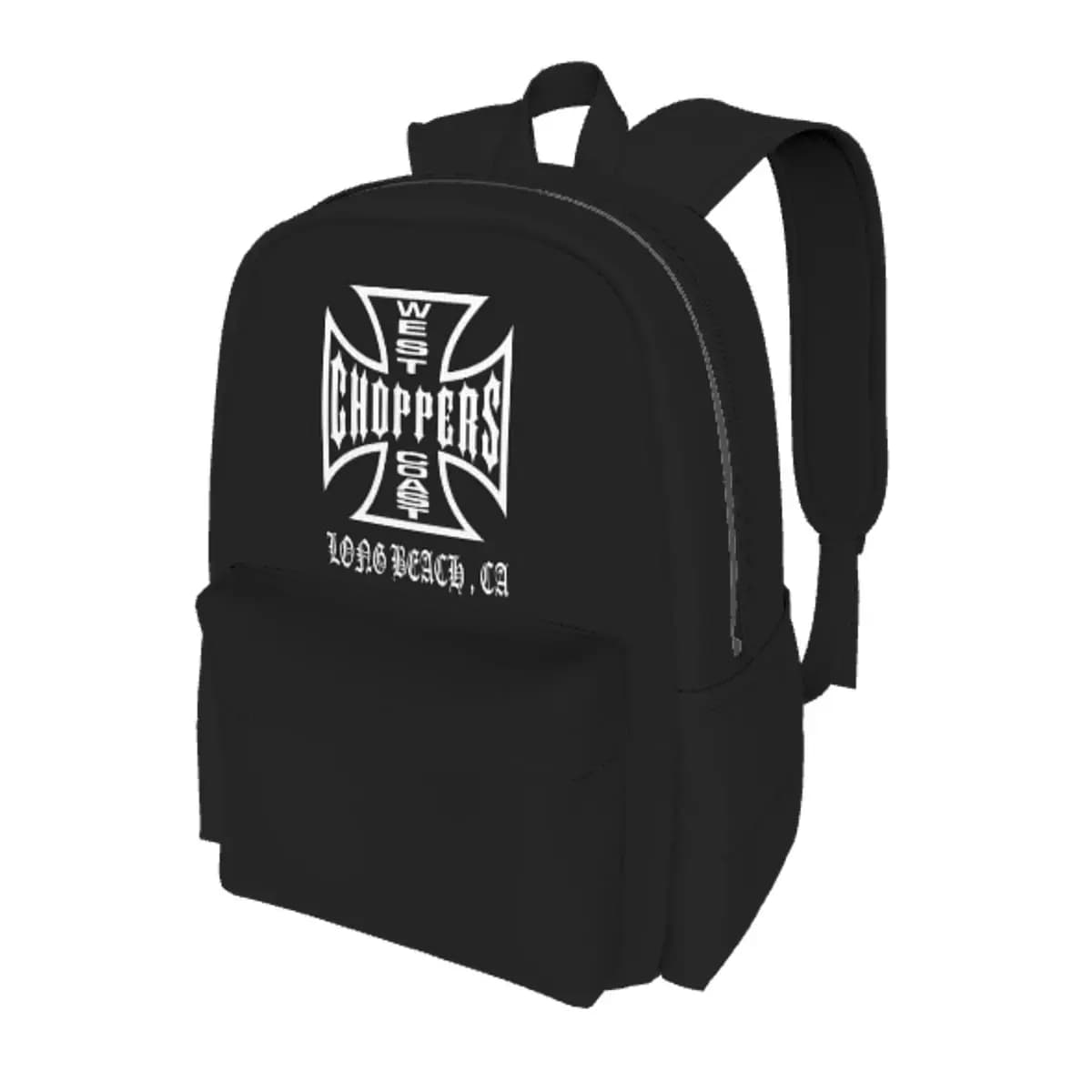 West Coast Iron Cross Choppers Zaino per studenti Borsa da scuola Zaino da viaggio per escursioni per uomo e donna Borsa a tracolla