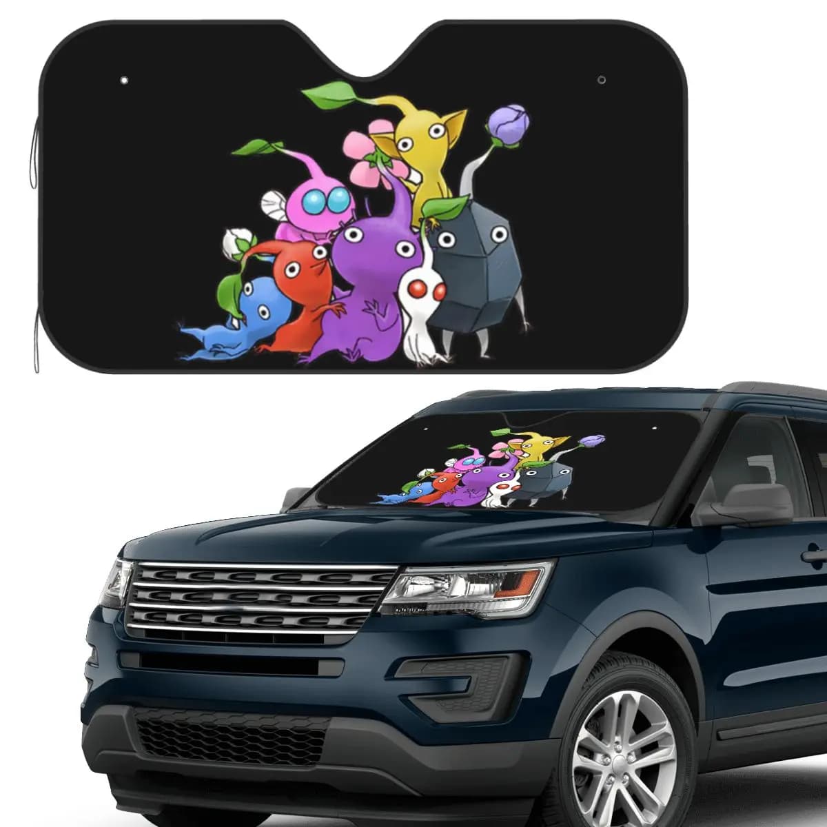 170 Pikmin Ideas Game Art Parasole Parabrezza Parabrezza anteriore per auto Finestra Visiera parasole Accessori Coperture
