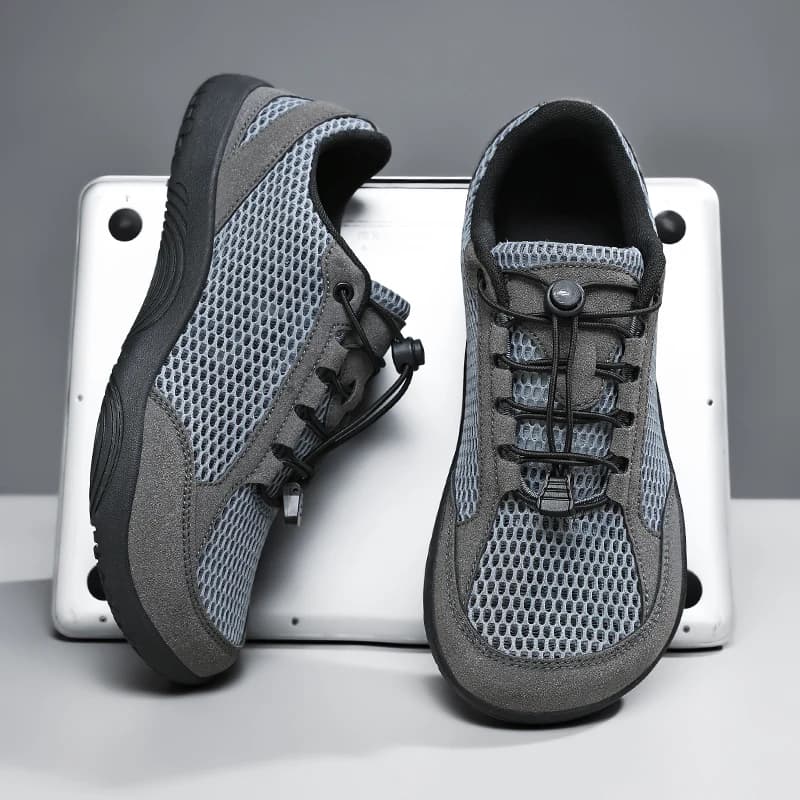 Summer Wide Toe Men Casual Sneakers Minimalist Zero Soles Sport Shoes Couple Mesh Breathable Barefoot Shoe Soft Walking Footwear