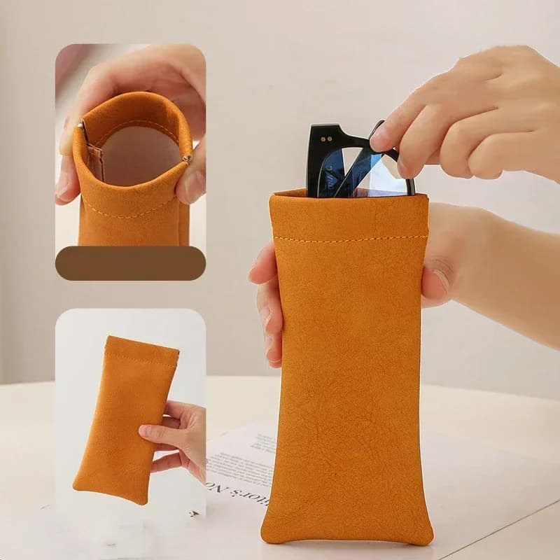 Vendite calde Chiusura automatica magnetica Borsa per occhiali portatile di moda Custodia per occhiali da sole Scatola per occhiali Custodia per occhiali Protezione per occhiali