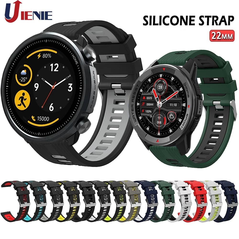 Cinturino in silicone morbido da 22 mm per Xiaomi Youpin Mibro Watch X1 A1 cinturino Smartwatch braccialetto sportivo sostituzione correa