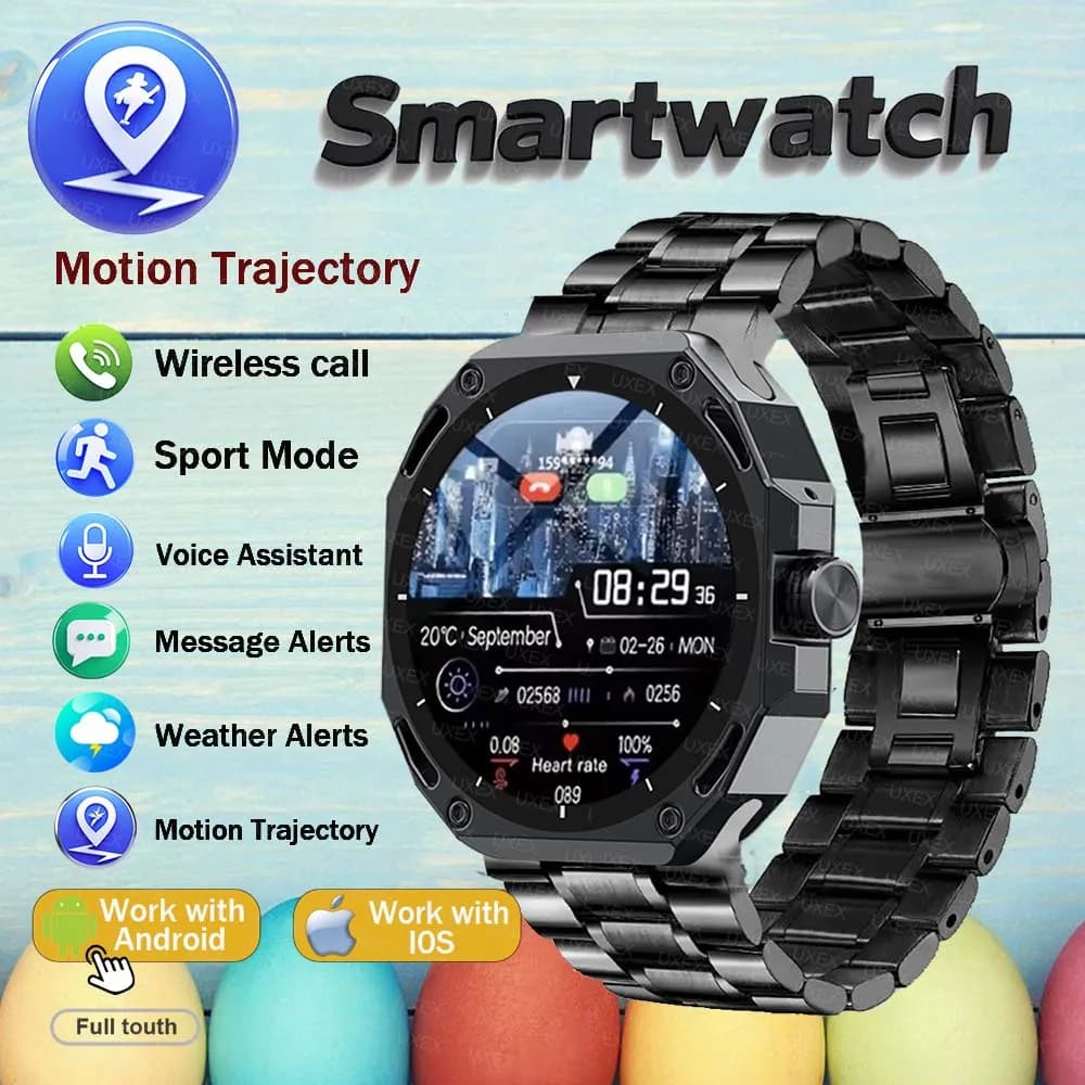 New Arrivals 1.53 HD Smartwatch Display Health Monitoring Call BT Voice Assistant Sports Multifunction Smartwatch Outdoor Man