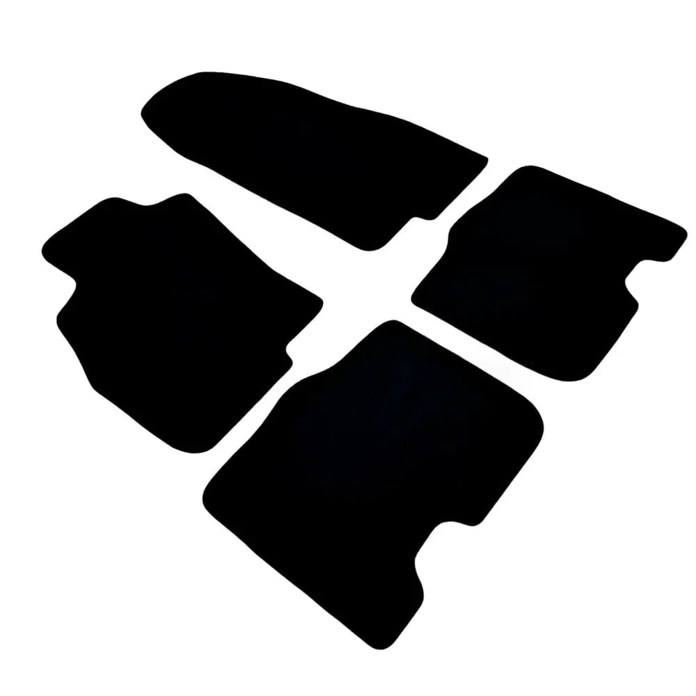 Original Velvet Car Mats for Alfa Romeo MITO from 2007 to 2018 Waterproof black carpets