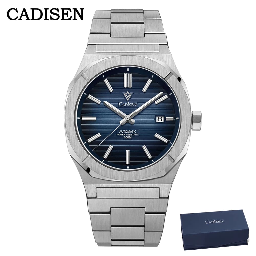CADISEN 2026 Diving watch MiYOTA 8215 Designer German Men's automatic mechanical watches 10Bar Waterproof gift with box