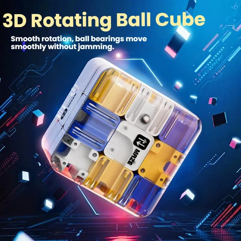 Giocattolo Fidget del cubo magico del labirinto 3D per bambini - Cubo puzzle creativo del labirinto per il pensiero logico Gioco educativo Regalo di Natale