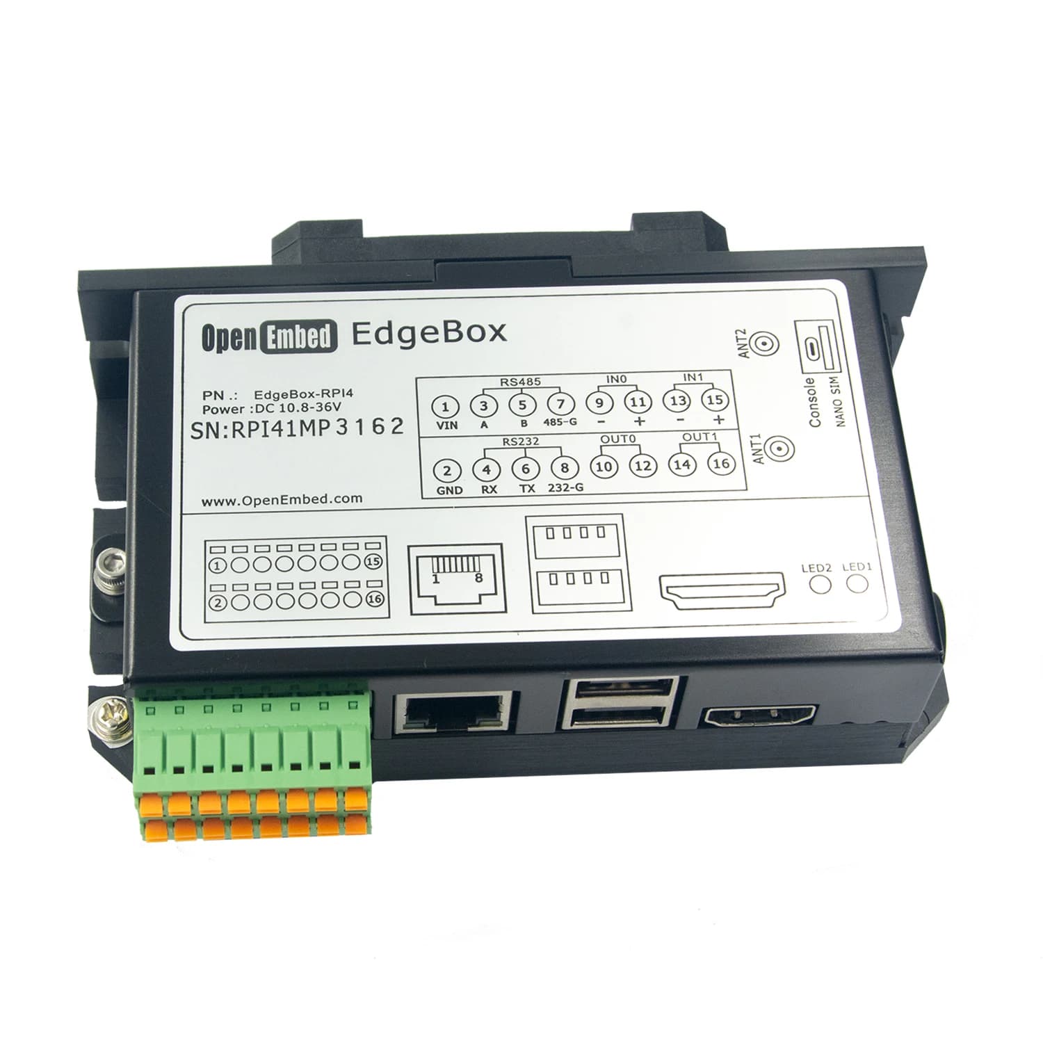 Programmable logic controller PLC industrial Raspberry PI USB H-DMI RS485 4G WIFI CAN SCADA Sport Controller dedicated