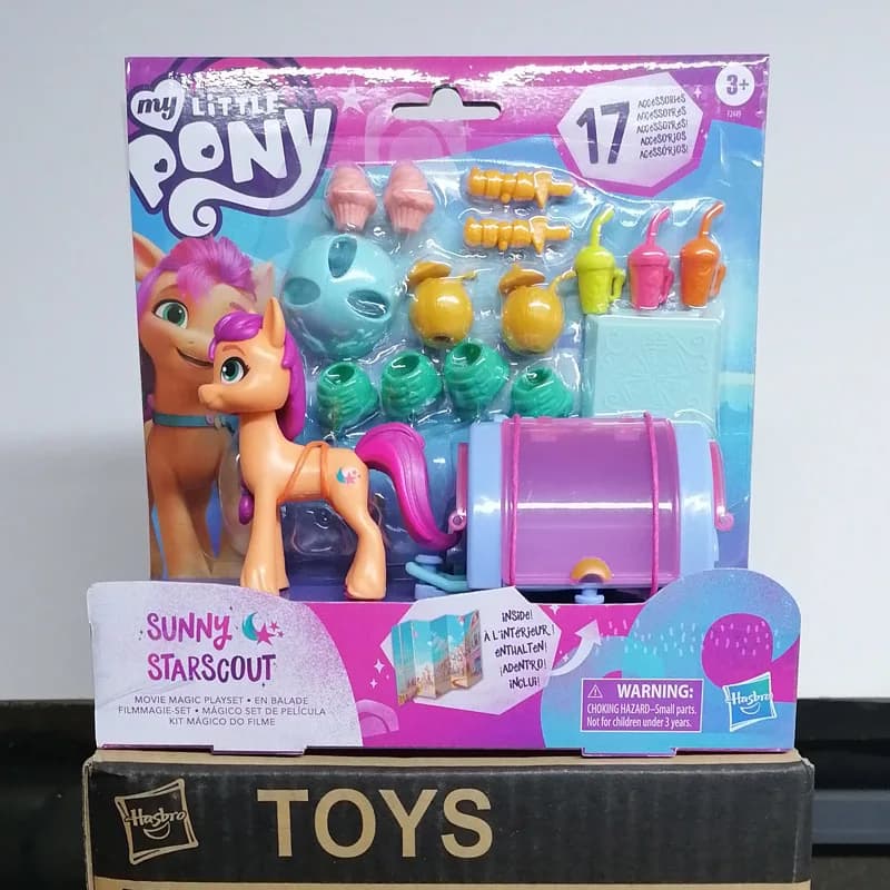 Hasbro My Little Pony Figura Anime Sunny Starscout Modello di bambola Bambini Fai finta di giocare con il giocattolo