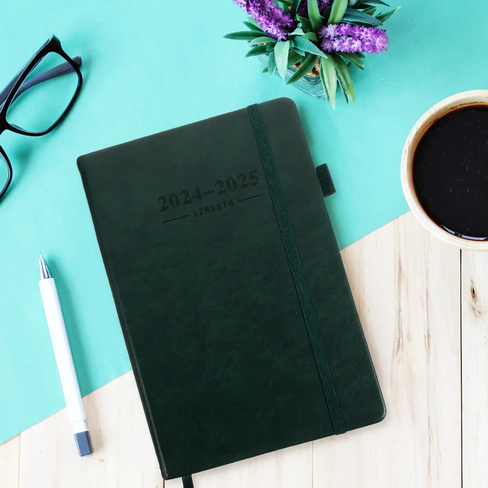 Agenda portatile dal design leggero, 120 pagine, organizer giornaliero per casa, ufficio, viaggi, agenda, diario, quaderno per scrittura